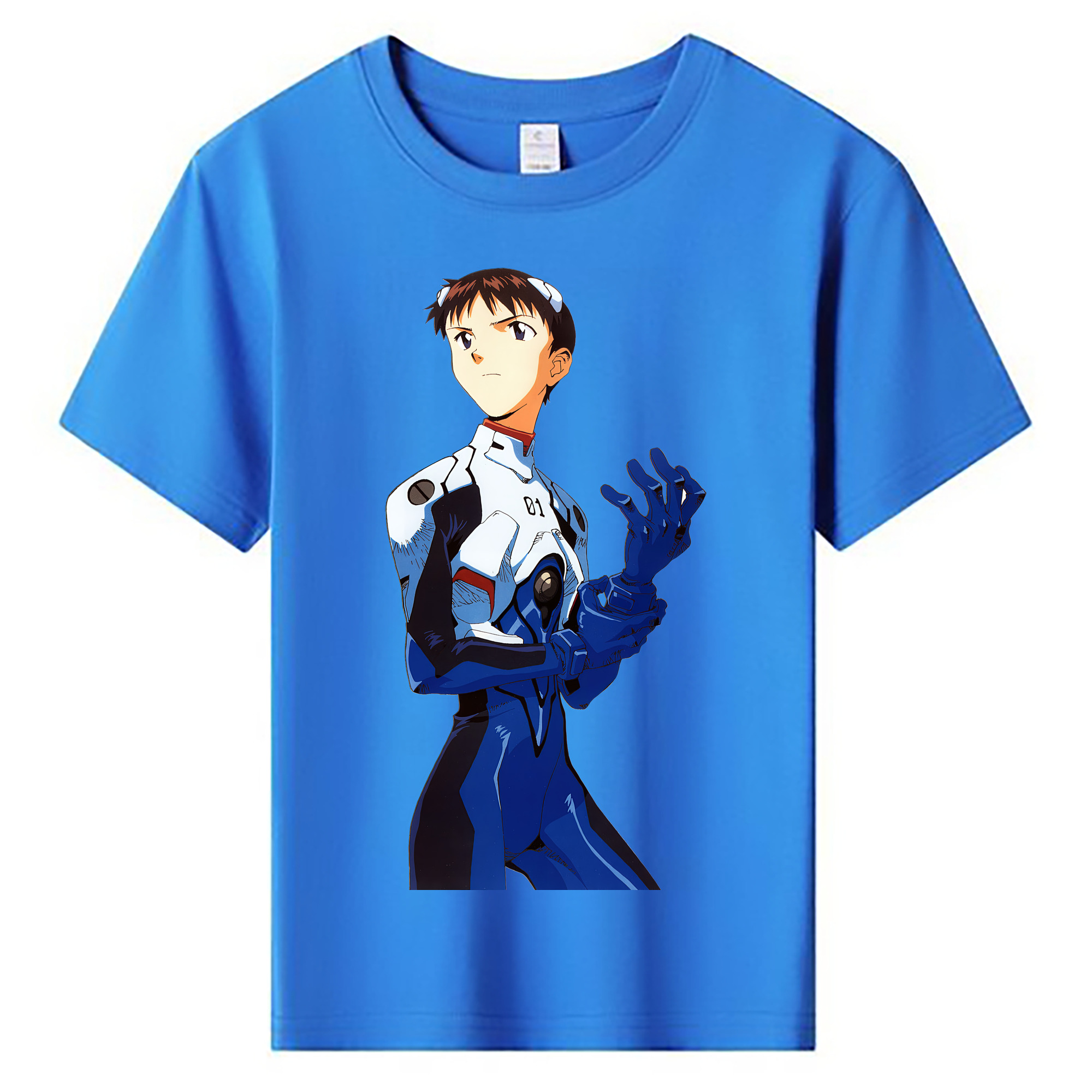 （画像用） EVA 新世紀エヴァンゲリオン 綿100％キッズTシャツ（フロントプリント）